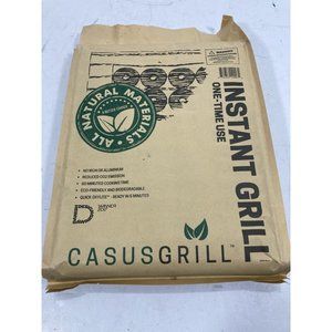 CASUSGRILL,INSTANT GRILL ONE-TIME USE ,ALL NATURAL METERIAL